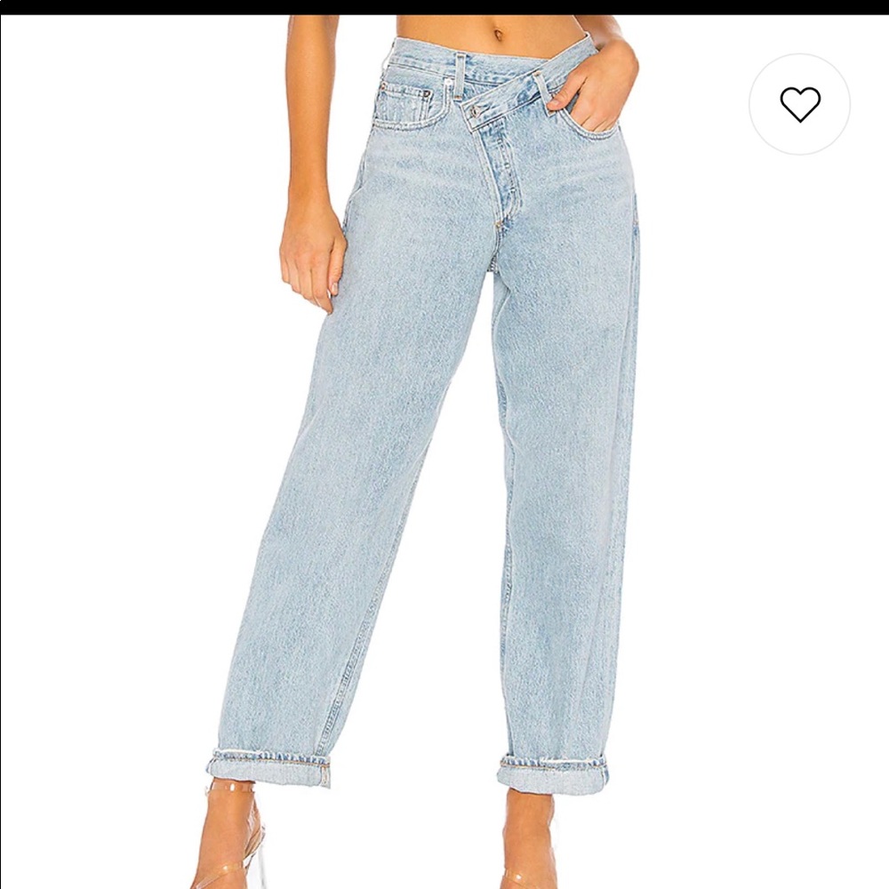 Agolde Crisscross Jeans in Suburbia